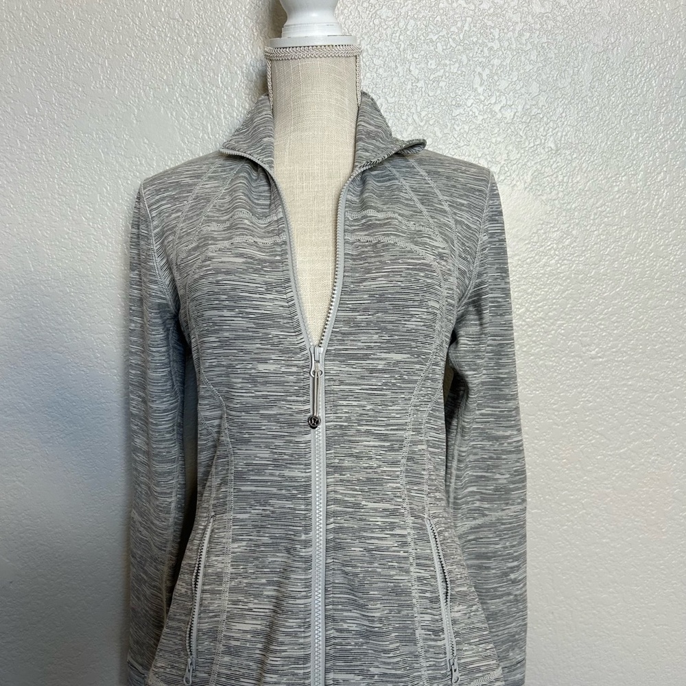 lululemon athletica Gray Zip-Up Jacket